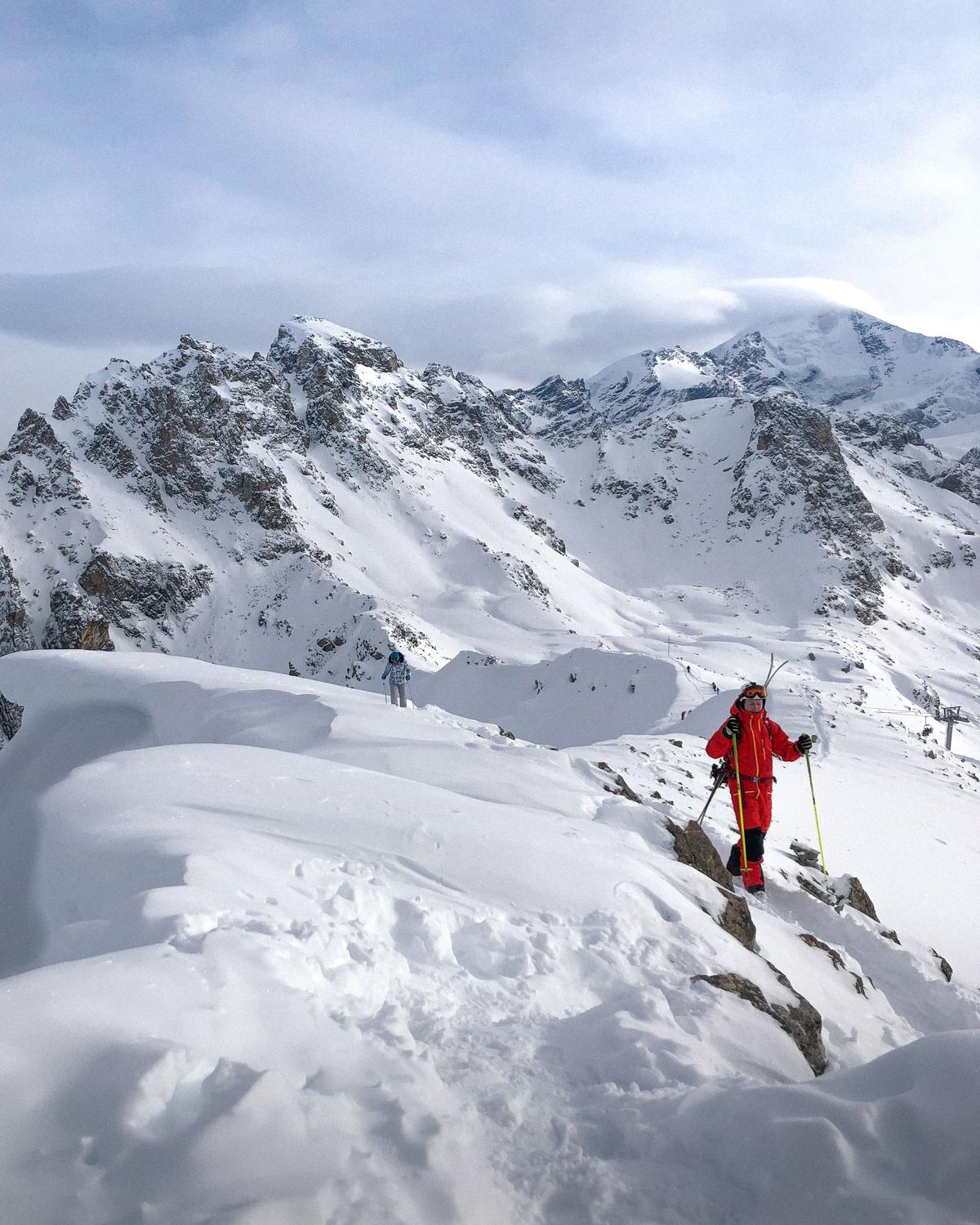 Caucasus Mountains Georgia in winter